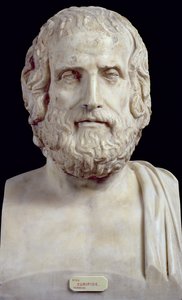 Portrait Bust of Euripides by Unbekannt Unbekannt